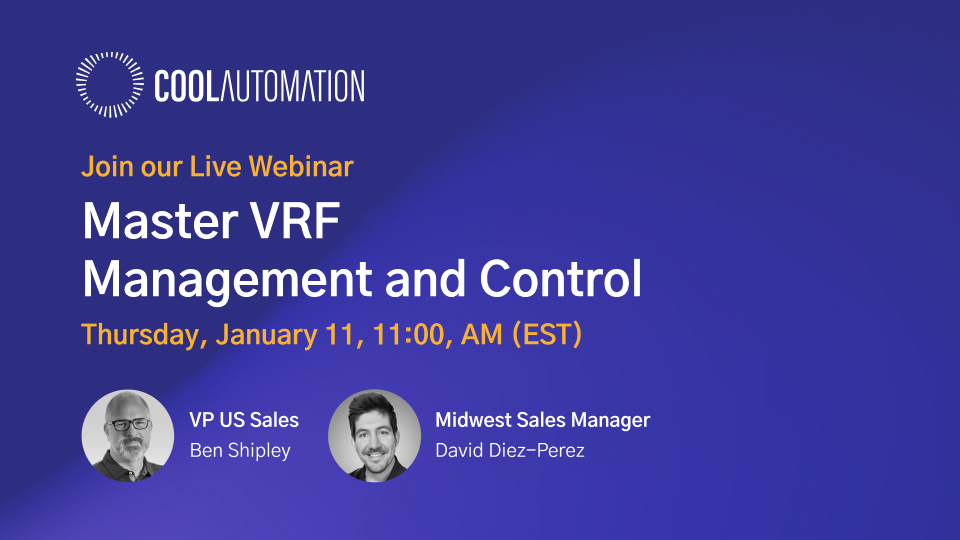 Master VRF Management and control with CoolAutomation